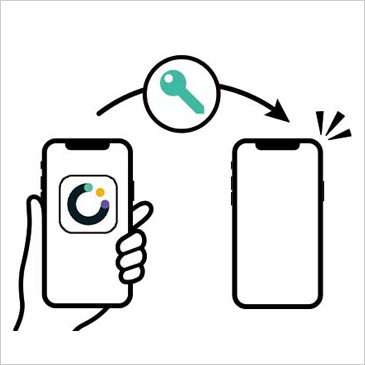 スマホで鍵をシェア