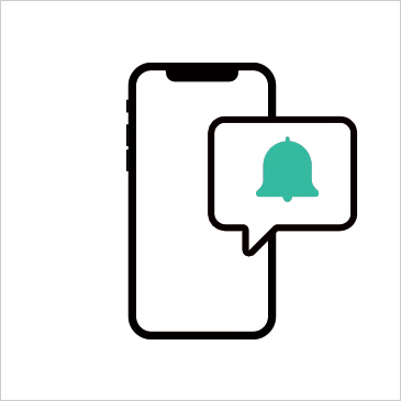 お子さまの帰宅を通知